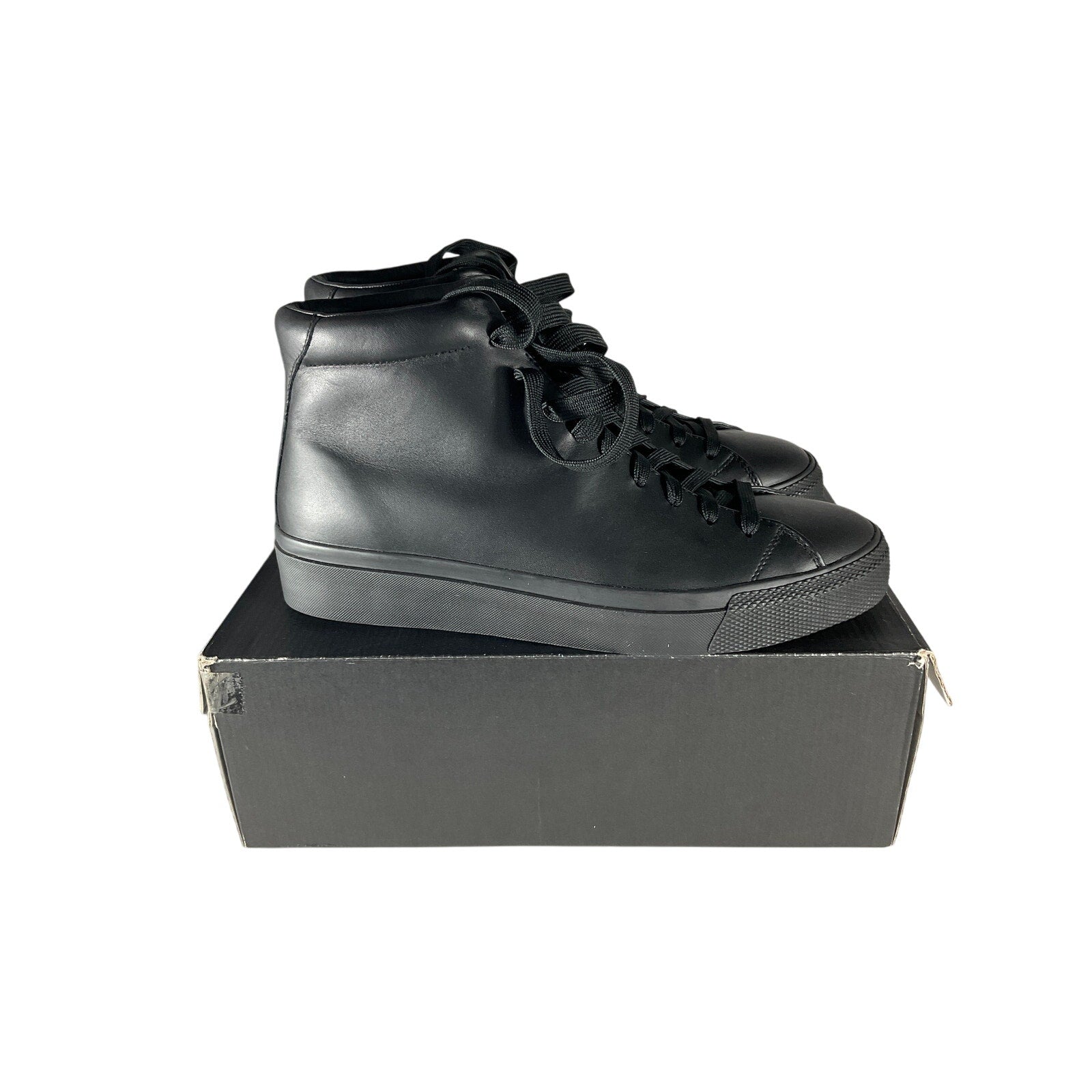Rag & Bone Black Leather Sneakers Size 12