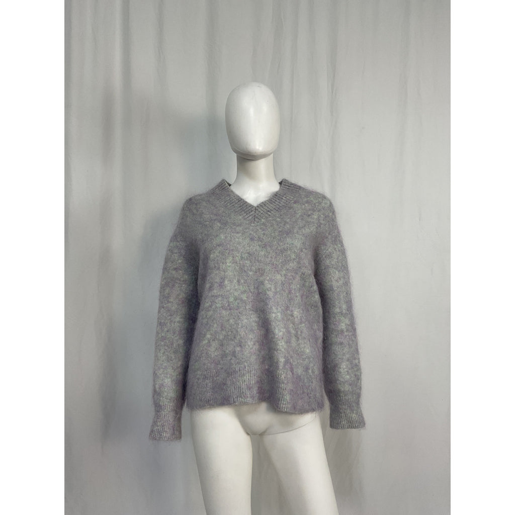 Acne Studios Purple Mohair Pullover Sweater Size S
