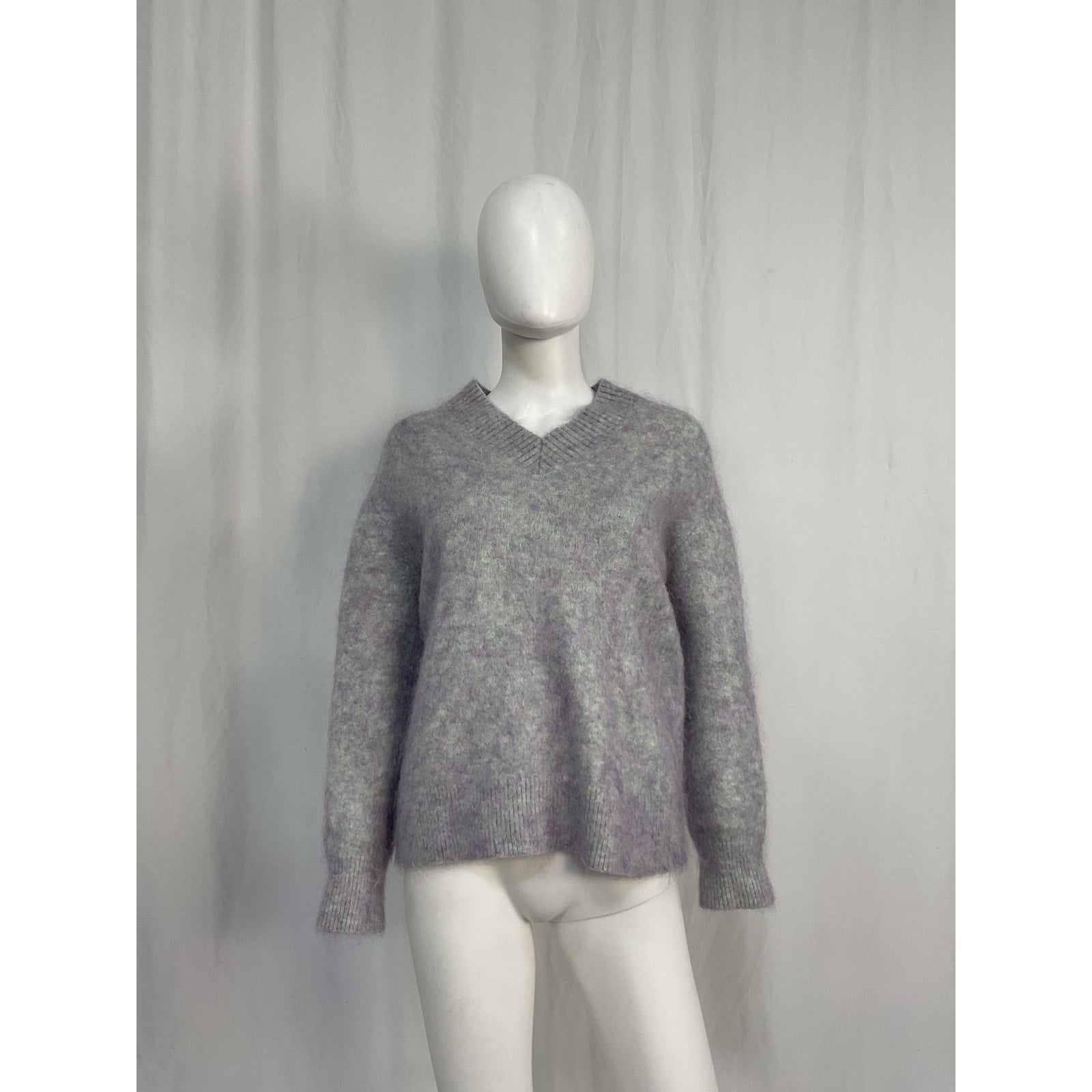 Acne Studios Purple Mohair Pullover Sweater Size S