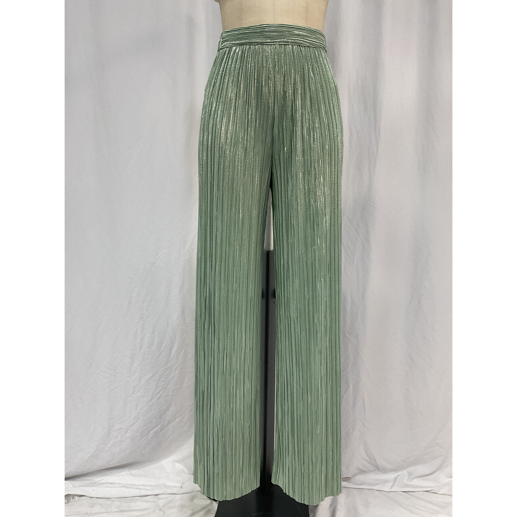Sabina Musayev 'Ross' Green Polyester Pants Size XS - NWT