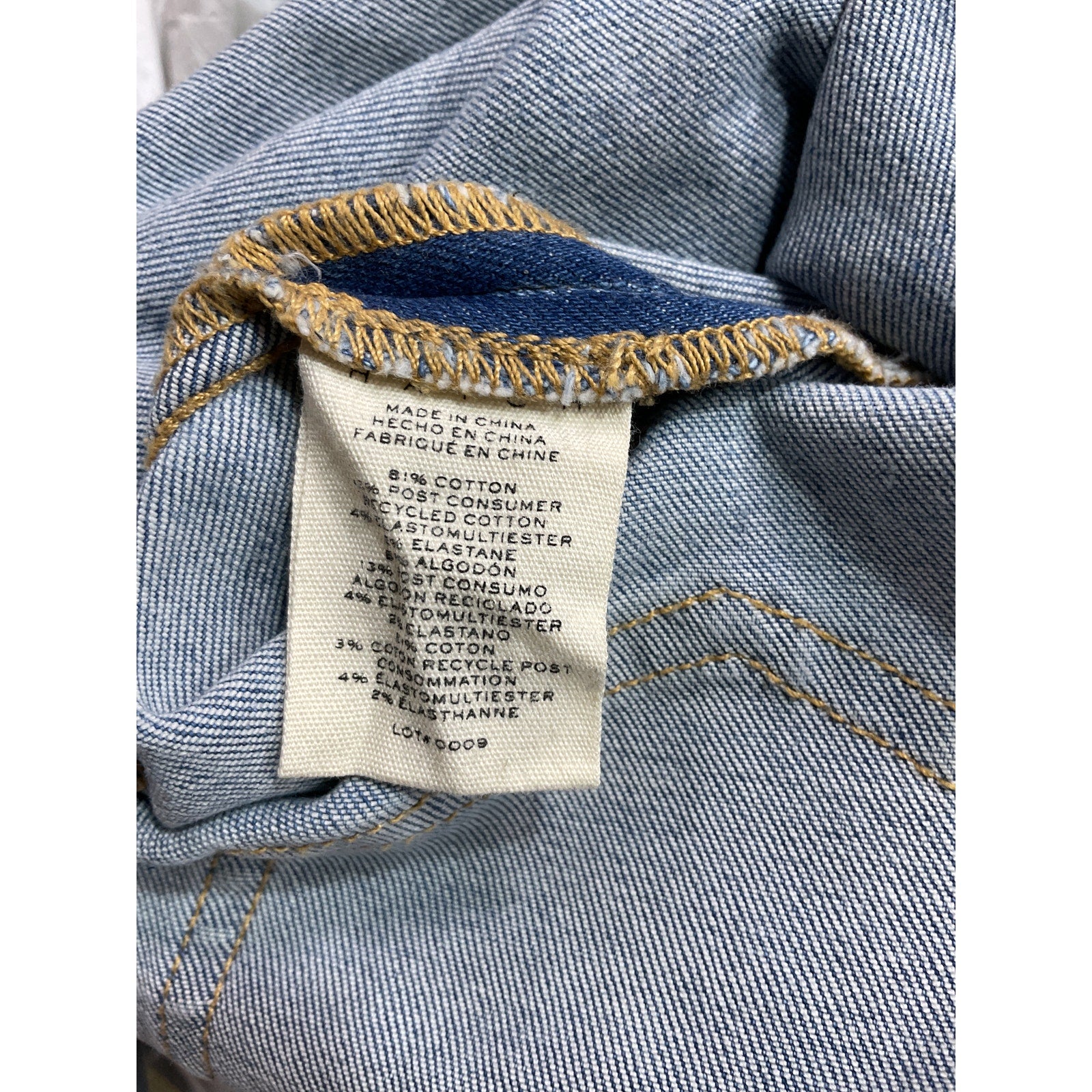 Hatch 'The Slim' Blue Maternity Denim Jean Size 27