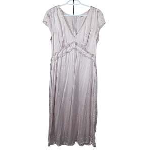 Reformation Silky Pink Kaye Size 12 Dress