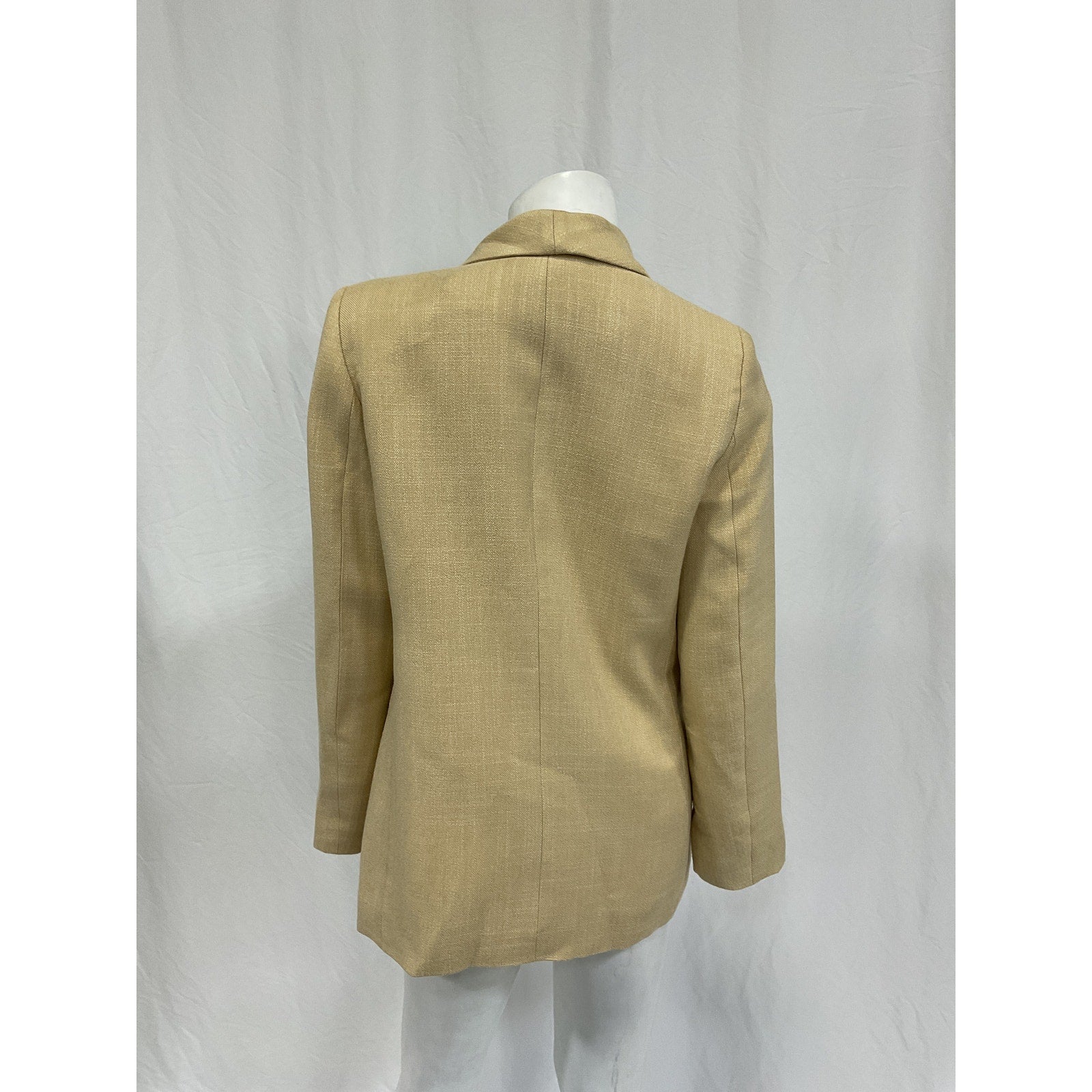 S�zane 'Gina' Beige Viscose Jacket Size 36