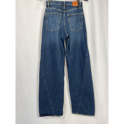 Anine Bing 'Brie' Blue Cotton Denim Jean Size 24