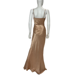 Shona Joy Silky Desert Rose La Lune Maxi Dress Size Aus 8 / US 4