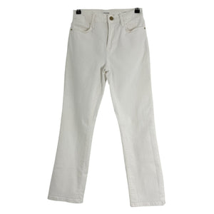 Frame Classic White Le High Straight Denim Jeans Size 27