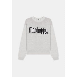 Madhappy 'Alumni' Grey Knit Sweater Size XS