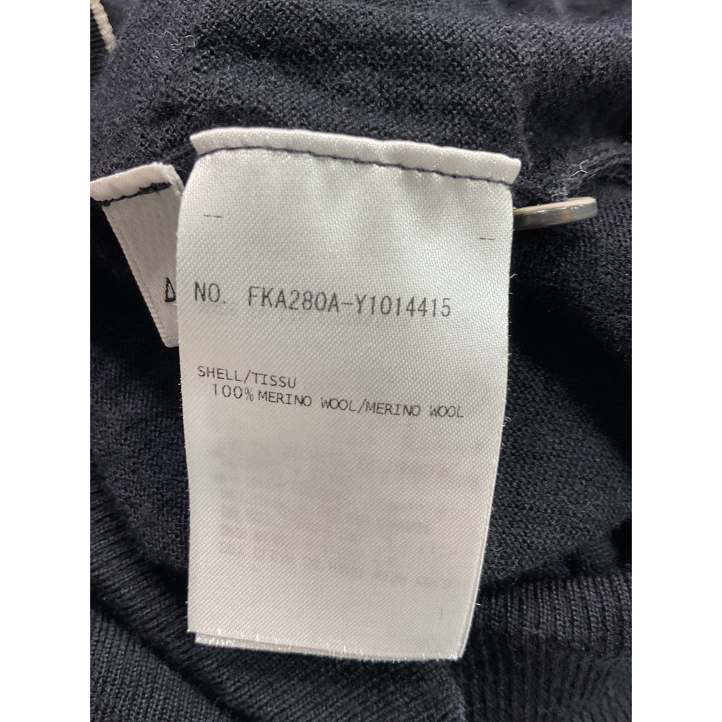 Thom Browne Navy Merino Wool 4-Bar Sweater Size M