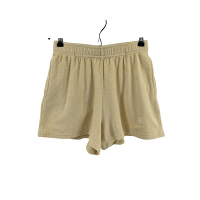 Sporty & Rich Cream Cotton Src Terry Short Size M