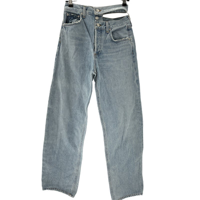 Agolde Relaxed Blue Sideline Denim Jeans Size 23