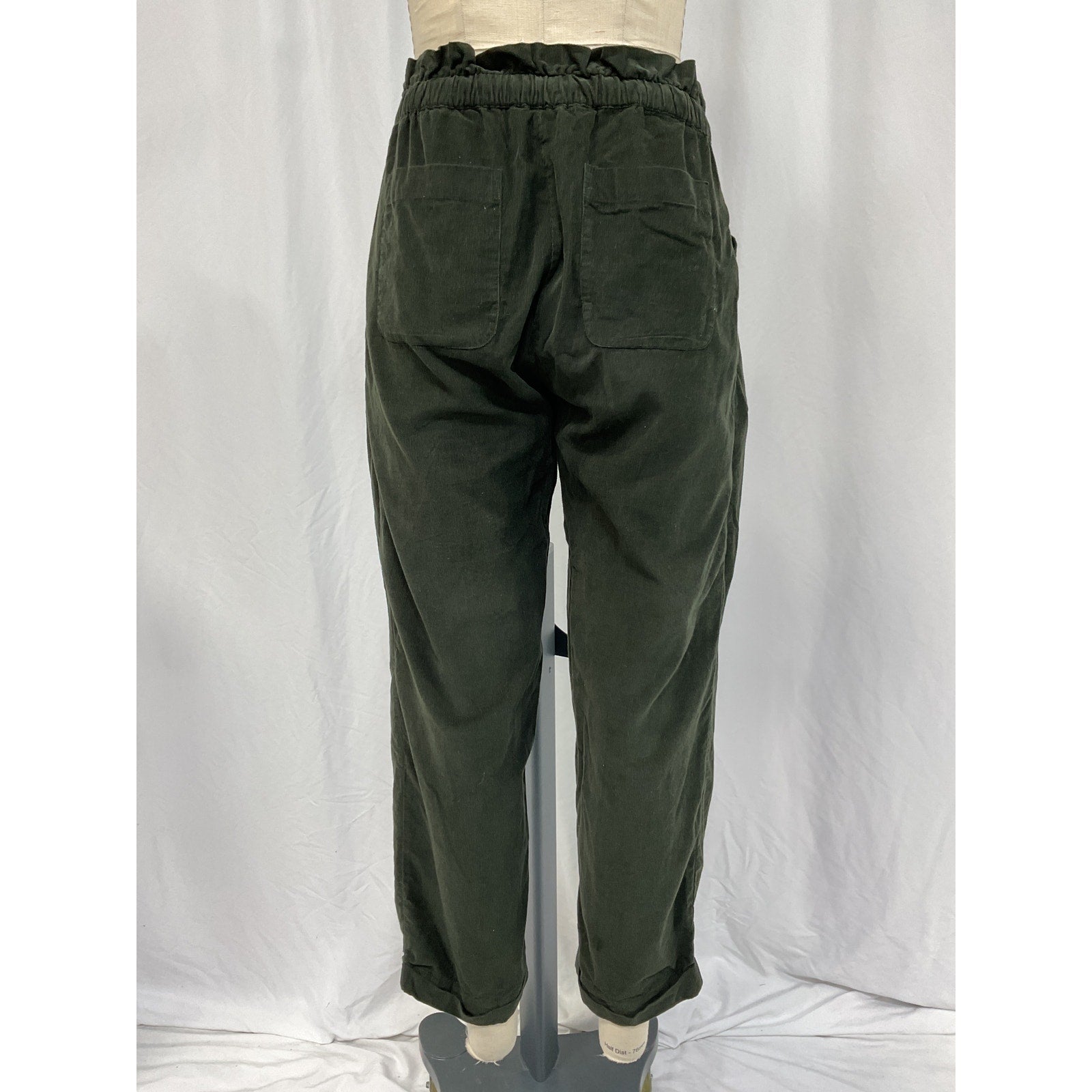 Hatch 'The Jude' Black Cotton Cord Pant Size 2