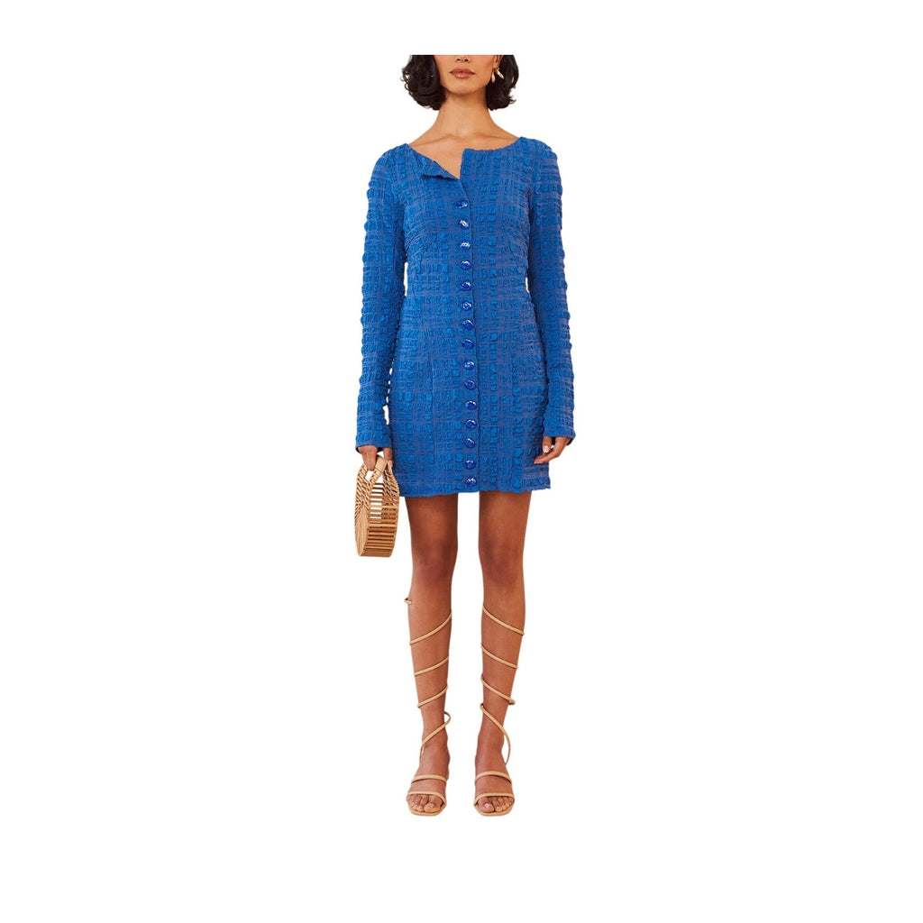 Cult Gaia 'Lafina' Blue Polyester Dress Size XS