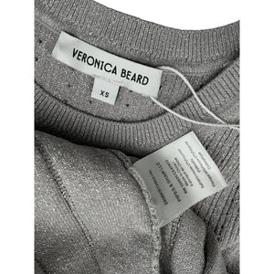 Veronica Beard Ribbed Heather Grey Nami Sweater Dress Size XS