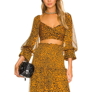 Alexis 'Esse' Gold Poly Top Size XS