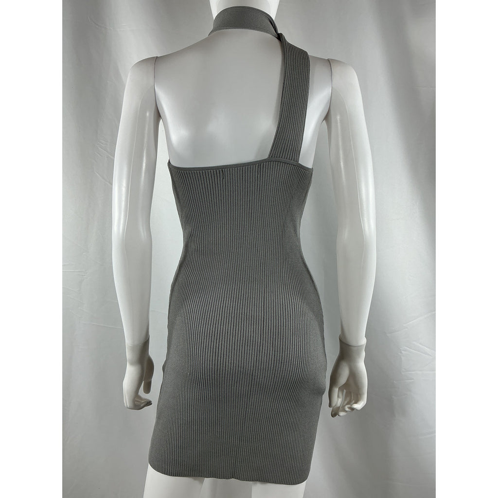 Atoir 'Jasper' Grey Viscose Mini Dress Size 6