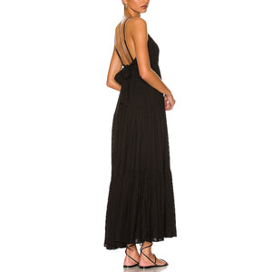 Lspace 'Santorini' Black Viscose Dress Size S