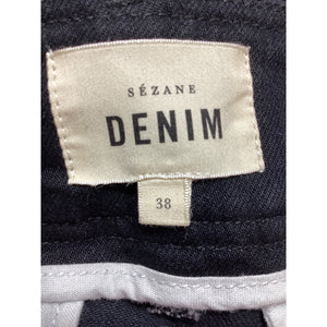 Sézane 'Savine' Black Denim Skirt Size 38