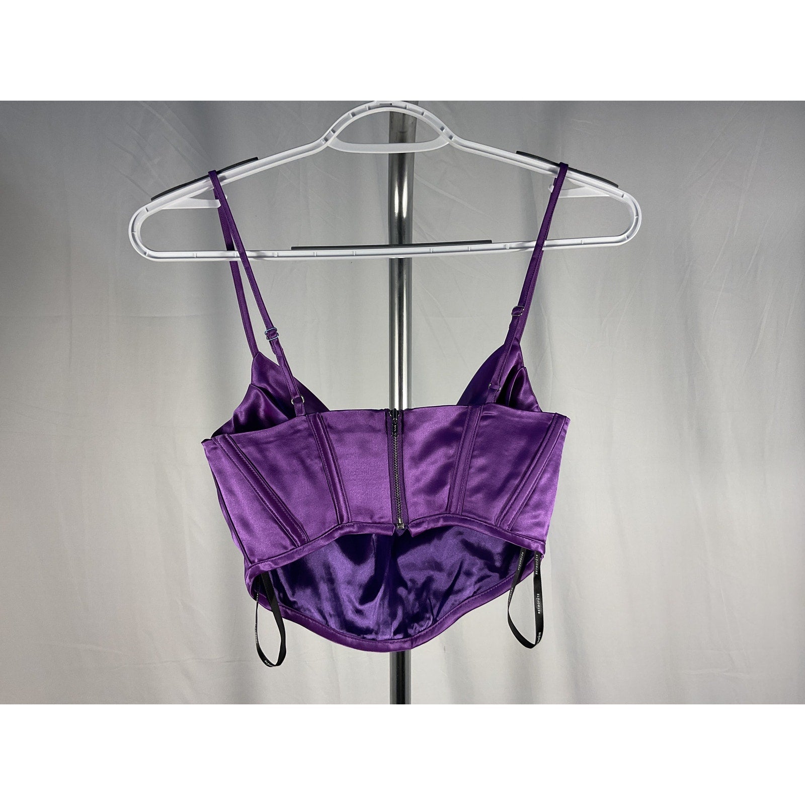 Retrofete 'Celia' Purple Acetate Top Size XS