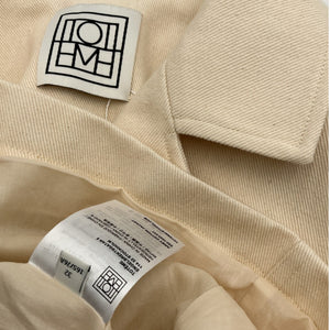 Toteme Utility Beige Cotton Twill Jacket Size 32 EU