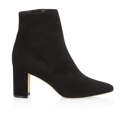 Manolo Blahnik Suede Black Rosie Ankle Booties Size 41 / 11 US