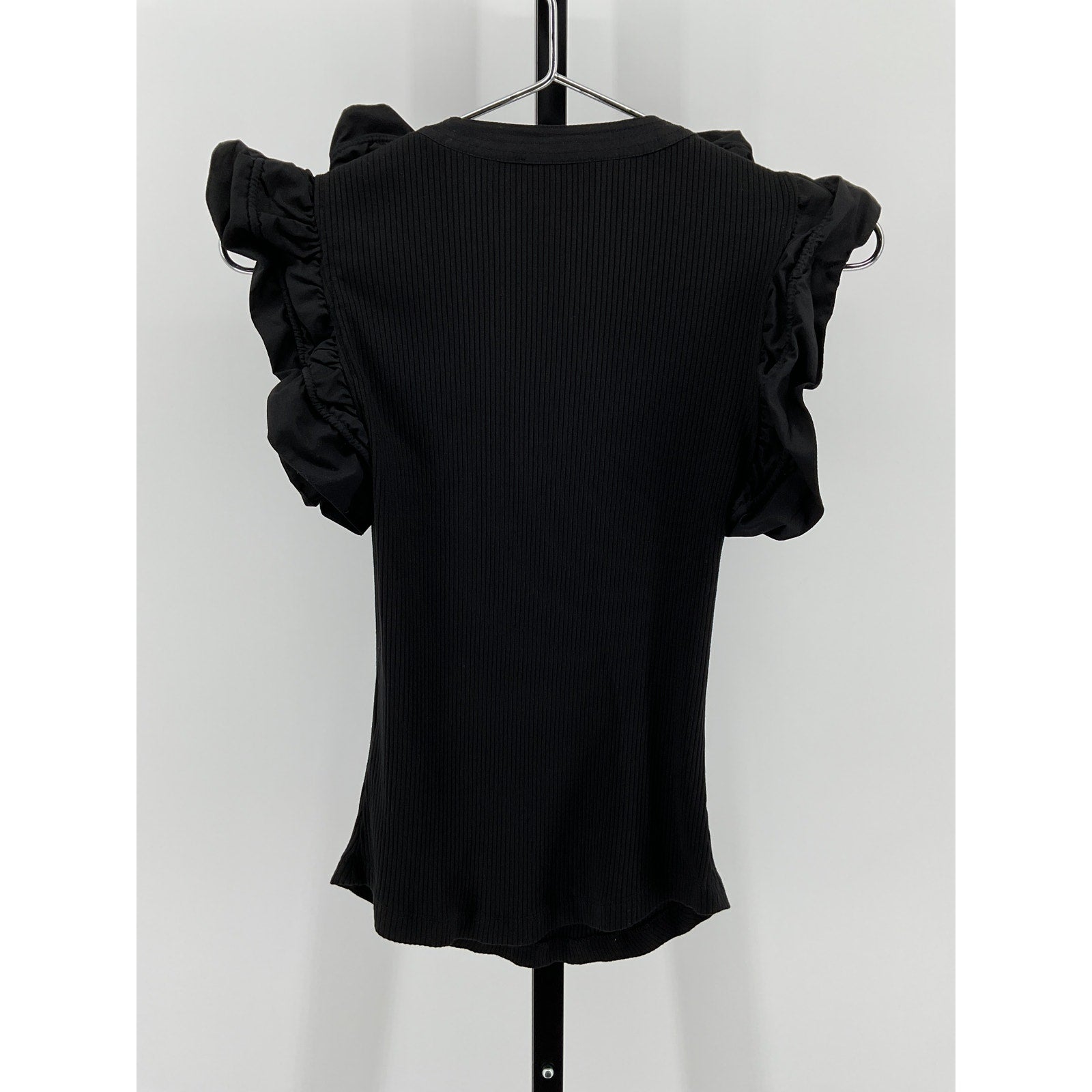 Ulla Johnson 'Birdie' Black Cotton Top Size XS