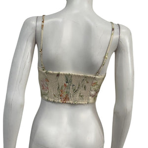 Loveshackfancy Floral Burnt Orange Emmalou Cami Size 8
