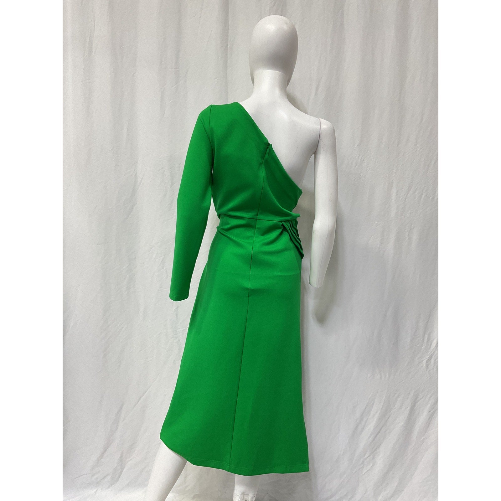 Alexis 'Royale' Green Rayon Dress Size L