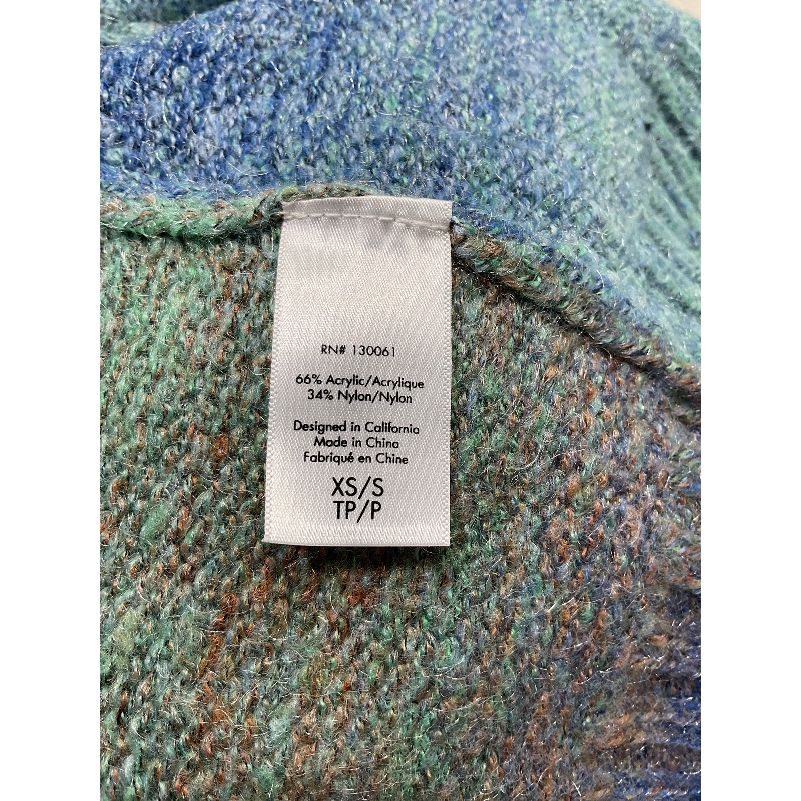 L*Space 'Zoe' Blue Cardigan Size XS