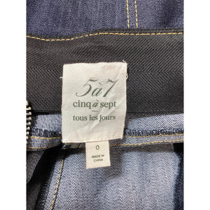 Cinq à Sept High Rise Indigo Loren Denim Jeans Size 0