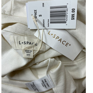 Lspace Twist Front Cream Danika Mini Dress Size S