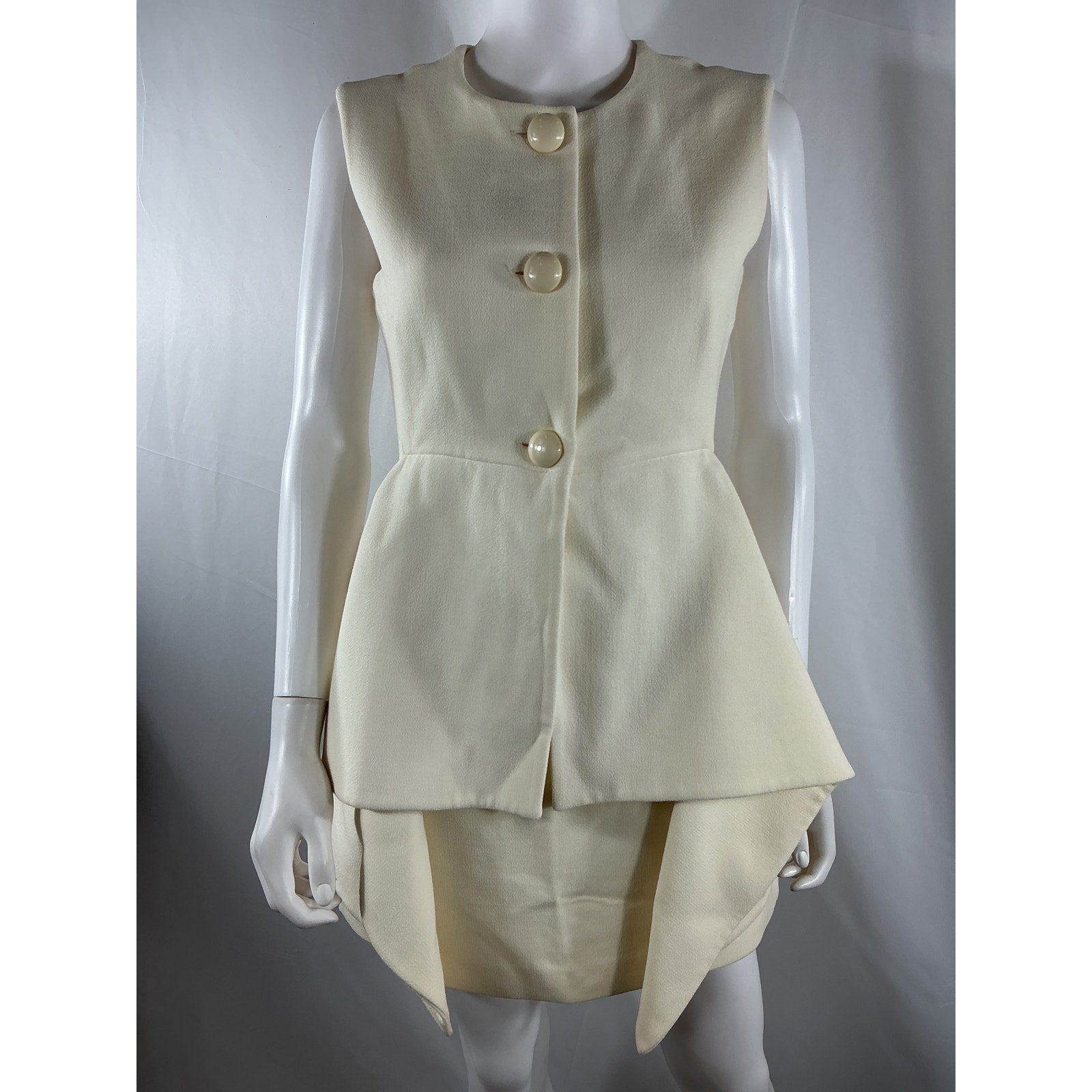 Alexis 'Mckenna' White Wool Mini Dress Size S - NWT