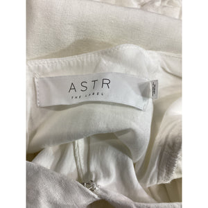 Astr The Label 'Haylen' White Linen Dress Size L