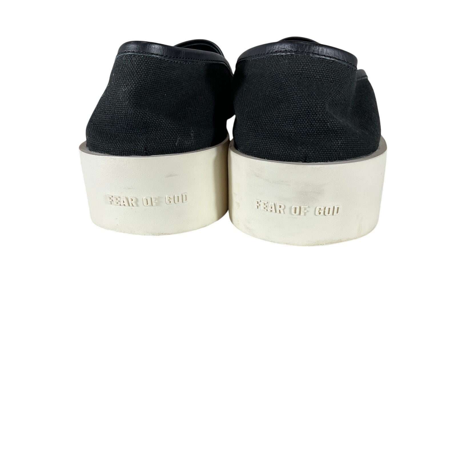 Fear Of God Black Canvas Espadrille Size 12 Men's