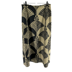 Johanna Ortiz Patterned Gold Viento Sabanero Skirt Size M