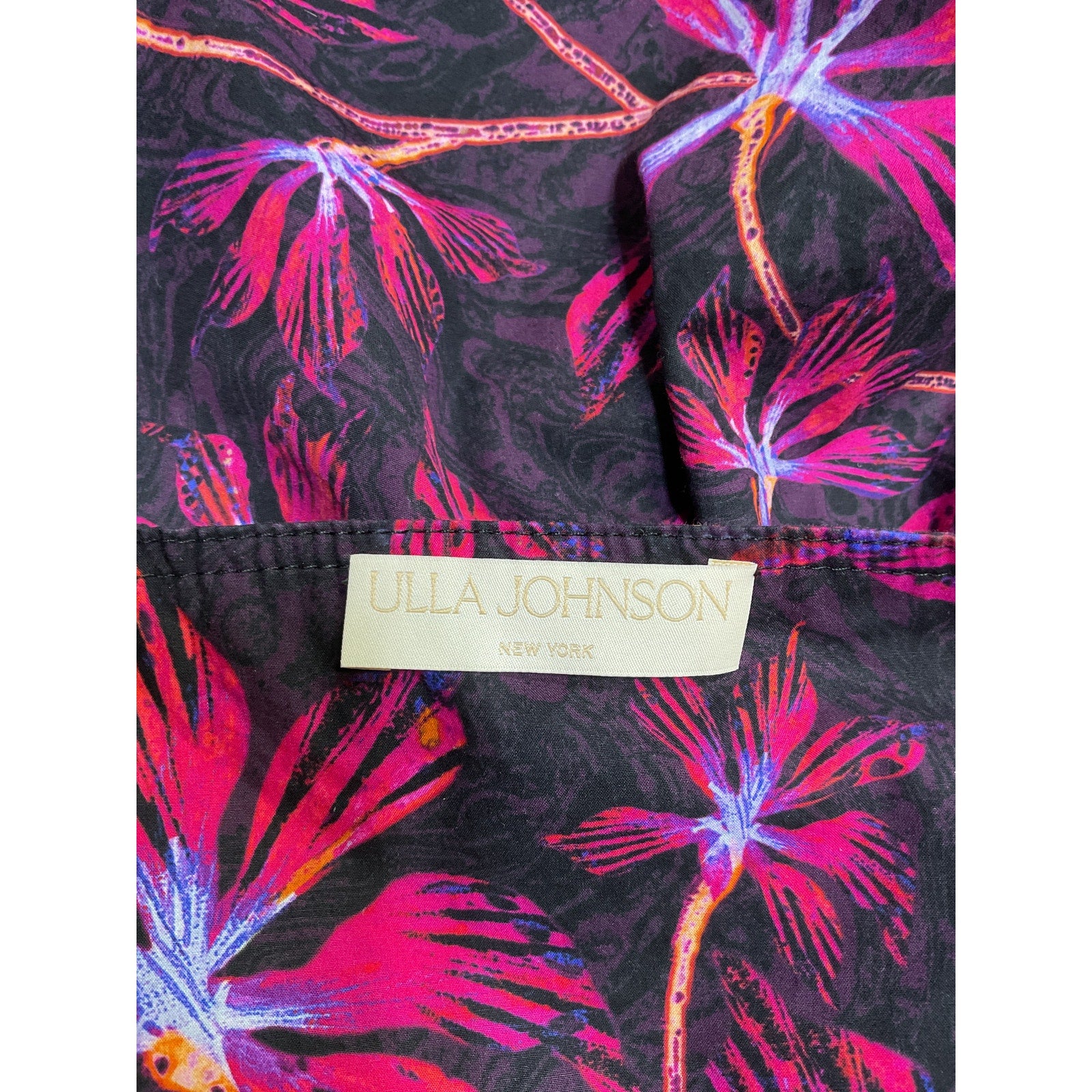 Ulla Johnson 'Romi' Purple Cotton Top Size 6