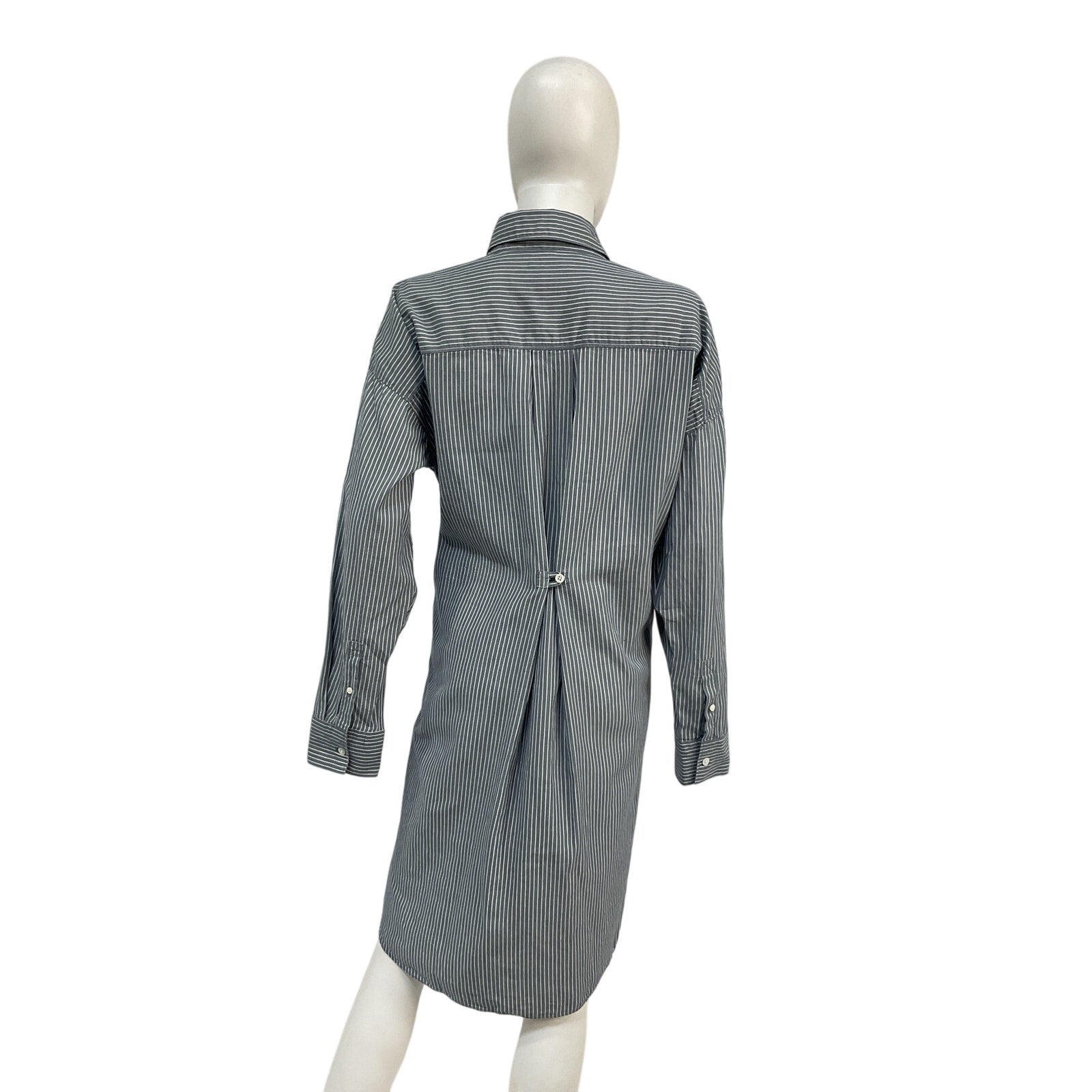 Isabel Marant Blue Cotton Seen Shirt Dress Size 38