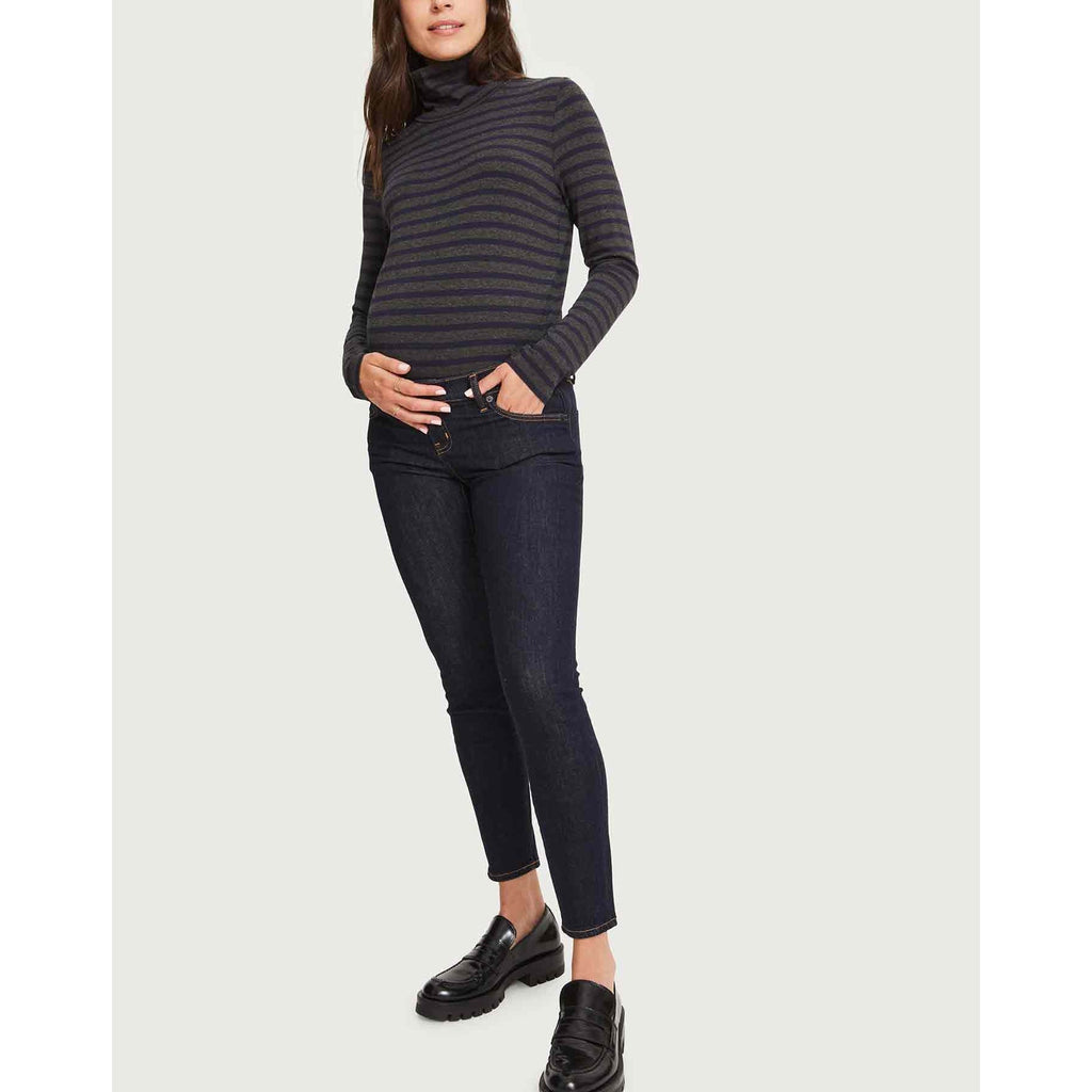 Hatch The Slim Blue Cotton Maternity Denim Jean Size 28