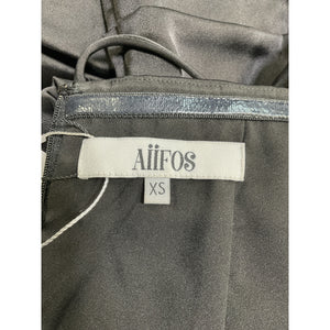 Aiifos 'Sandy' Black Polyester Dress Size XS - NWT