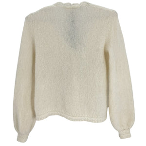 Sézane Delicate Beige Angelie Cardigan Size S