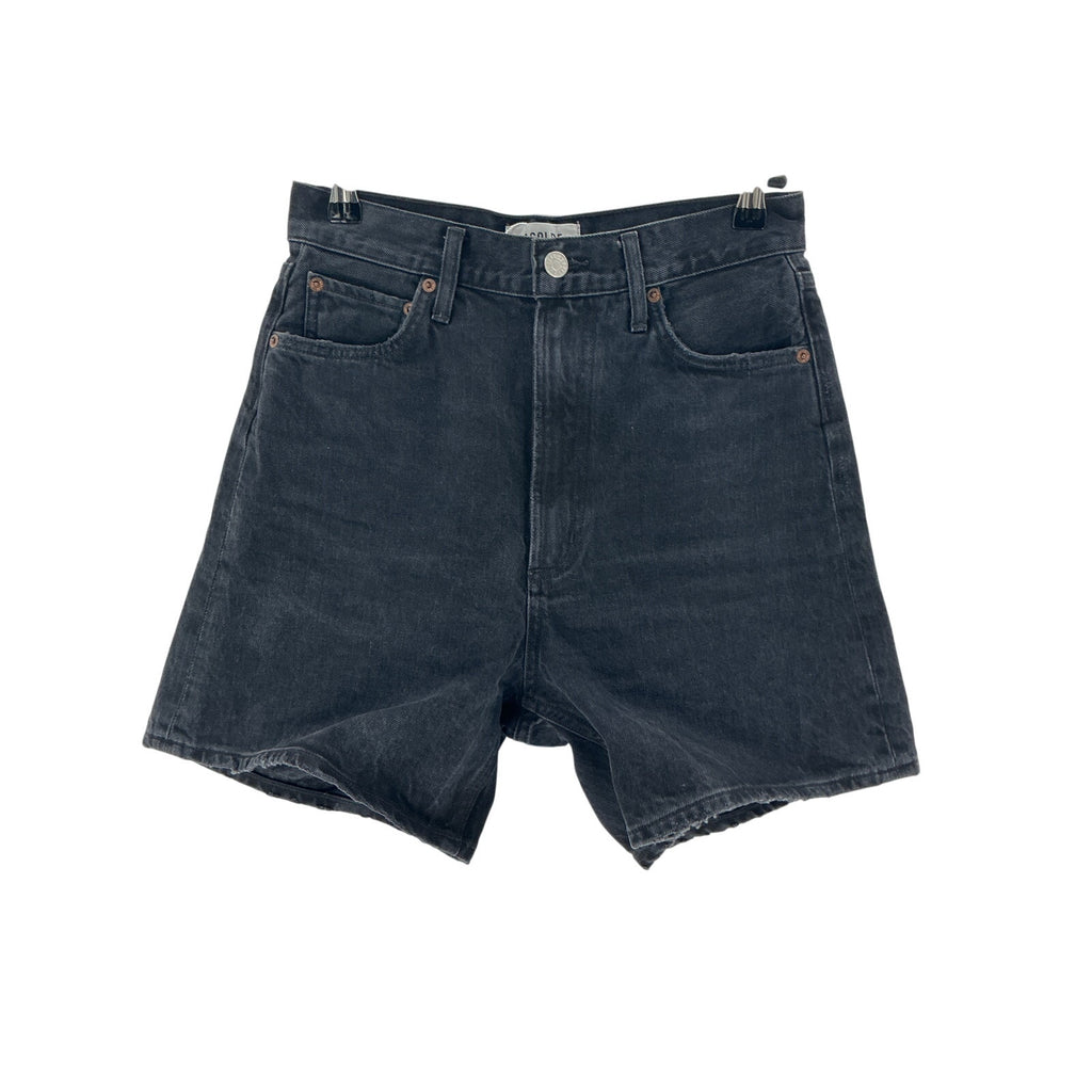 Agolde 'Stella' Black Cotton Short Size 25