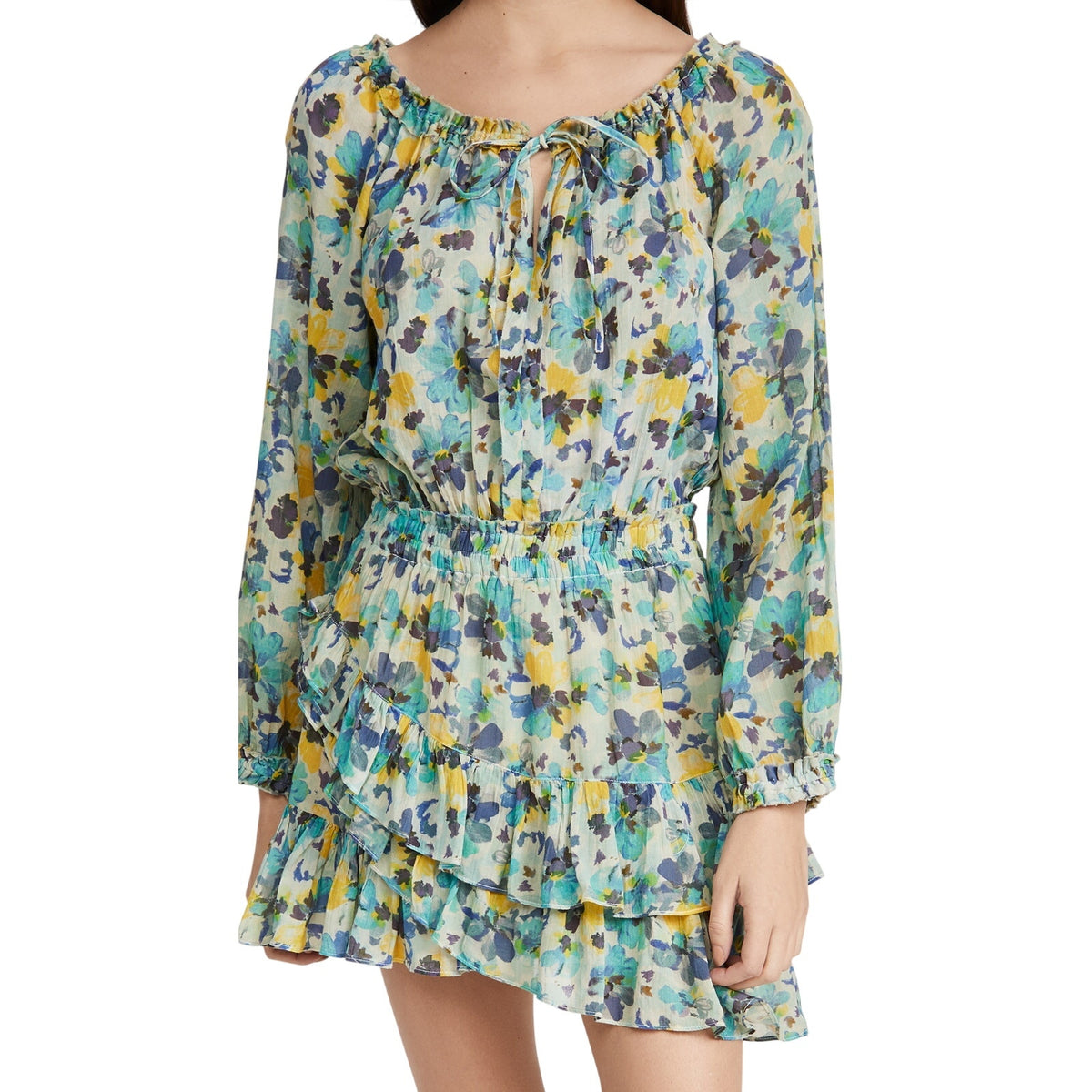 Loveshackfancy Floral Acai Berry Rayna Dress Size XS