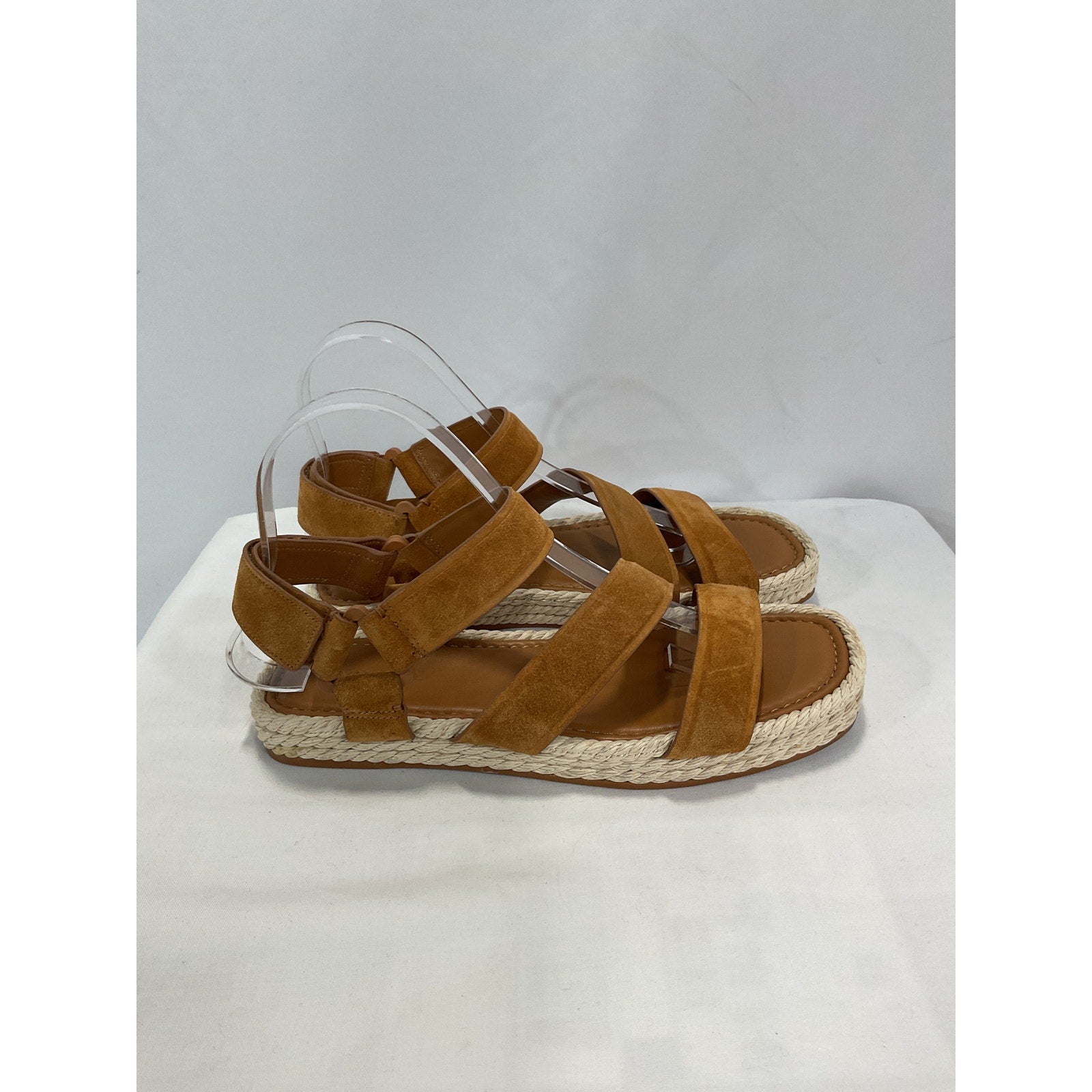 Vince Leather 'Elian' Brown Leather Sandal Size 7.5