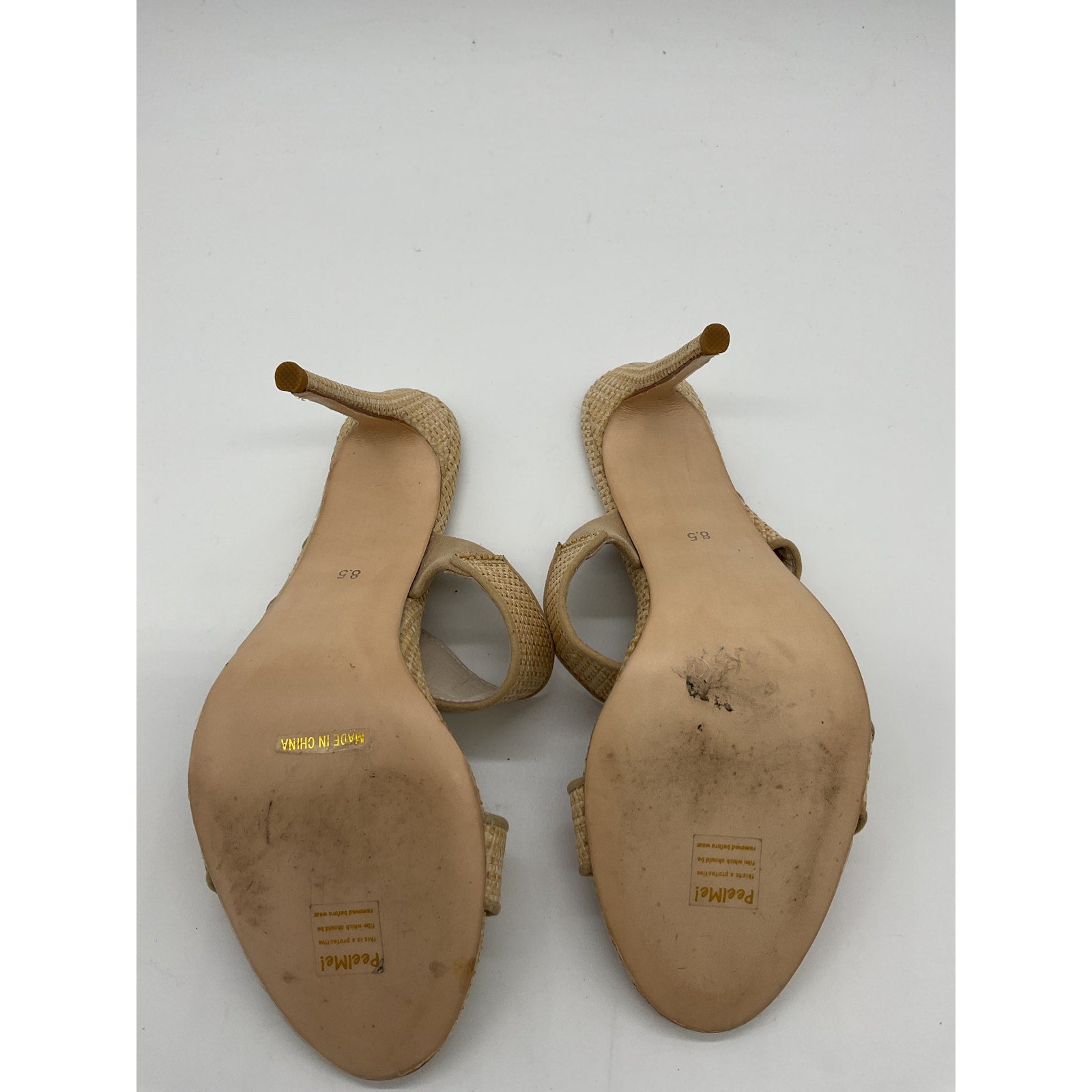 House Of Harlow 1960 'Lane' Tan Heel Size 8.5
