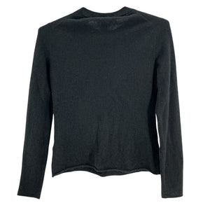 Vince Slim Black Crewneck Sweater Size S