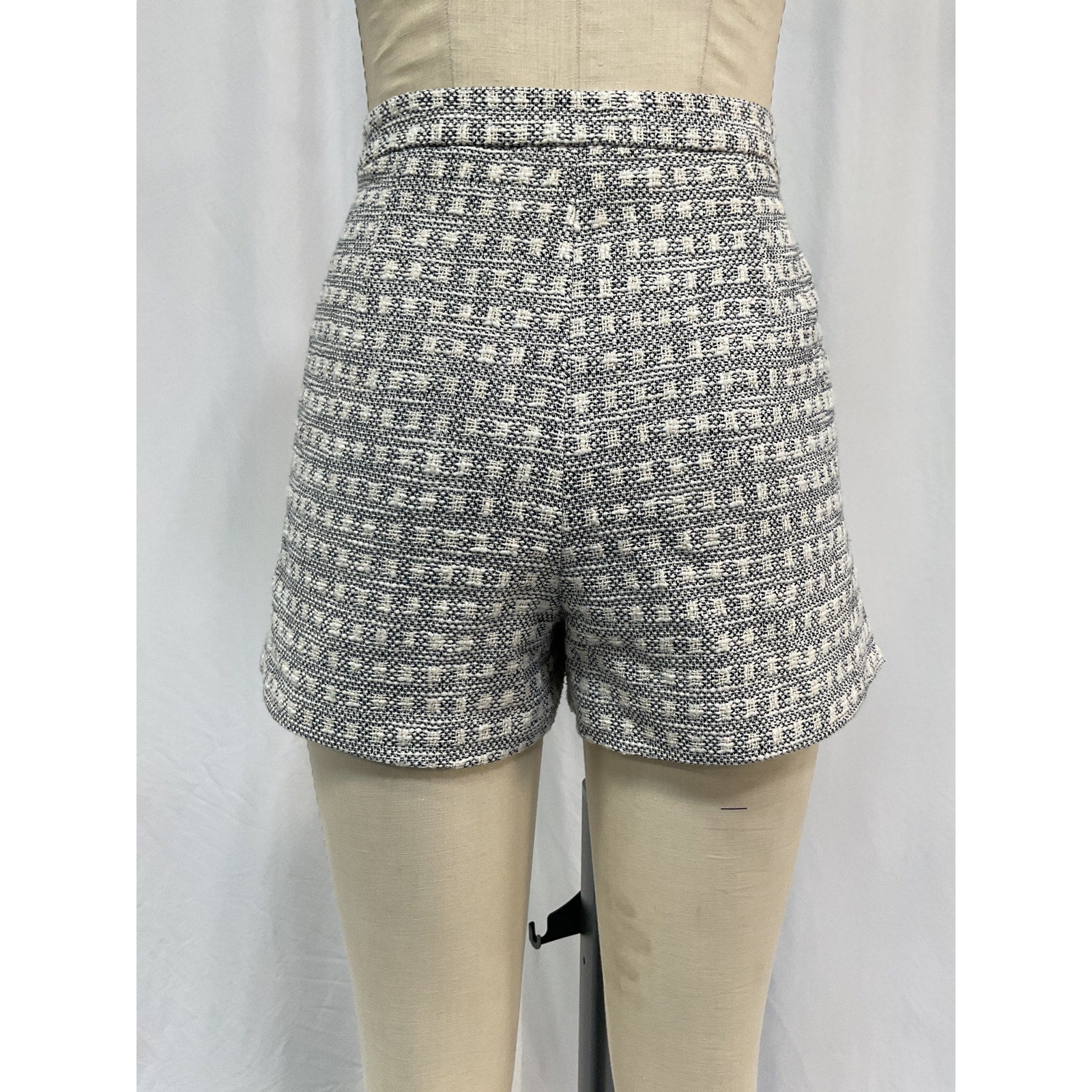Cinq A Sept 'Laverne' Blue Cotton Short Size 4