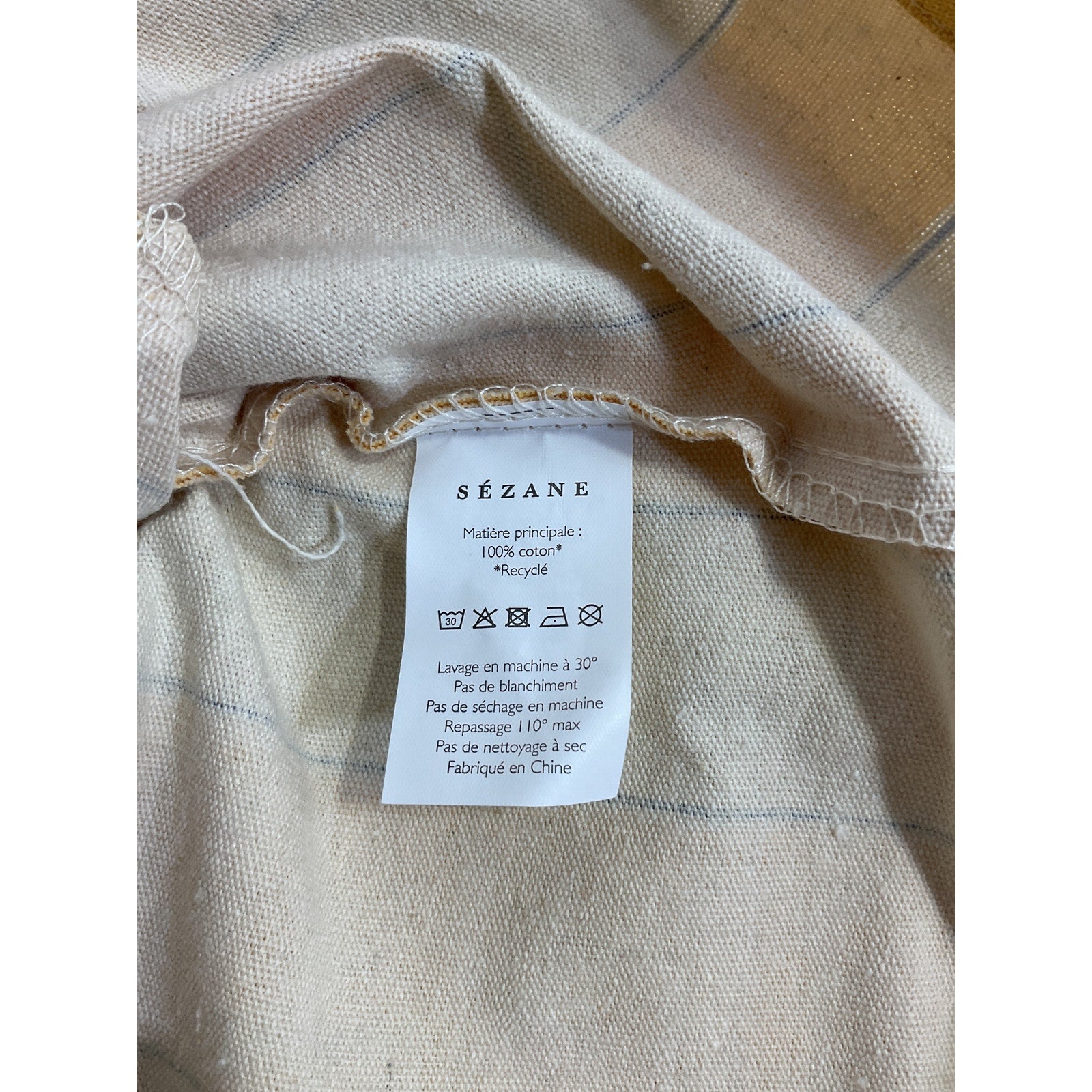 S�zane Bonjour Yellow Tote Bag