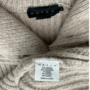 Hatch Cozy Tan Jo Sweater Size 0