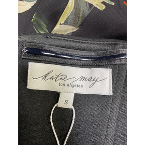 Katie May Floral Black Baby Cakes Gown Size S