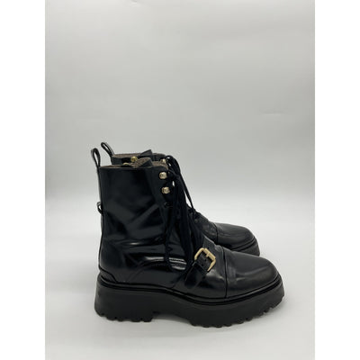 Allsaints 'Stellar' Black Leather Bootie Size 9