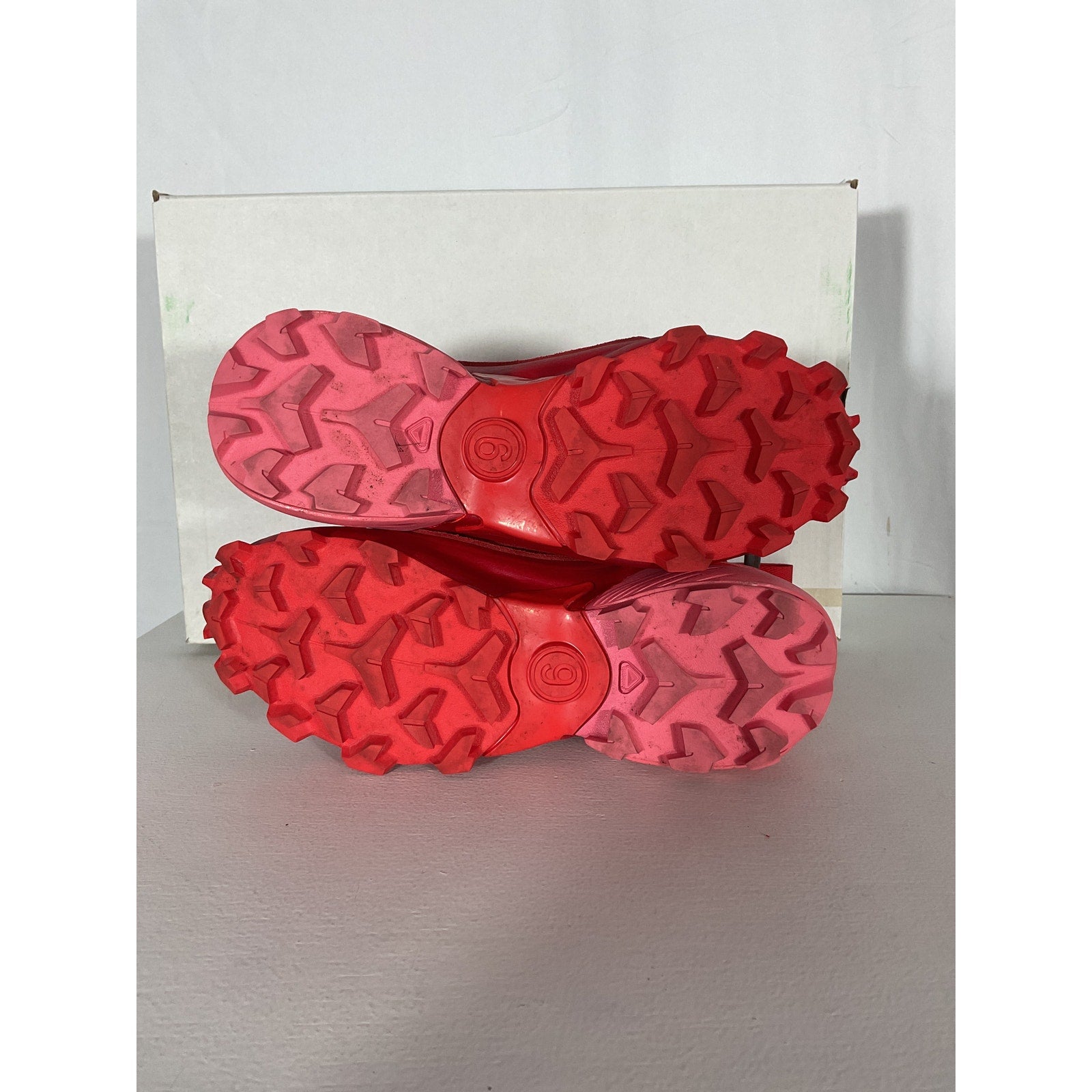 Mm6 Maison Margiela 'Salomon' Red Edition Mm6 Cross High Sneakers Size 5
